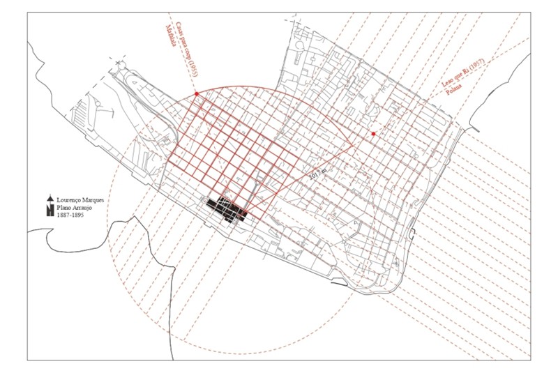 Fig. 1
Lourenço Marques through the
plans (Murgia 2024) ©Samuele-
Murgia. Fig. 1
Lourenço Marques through the
plans (Murgia 2024) ©Samuele-
Murgia.
