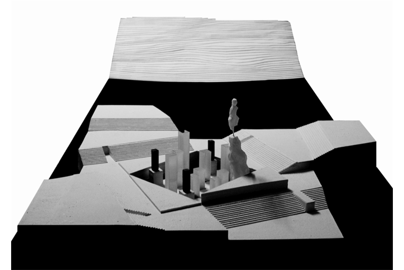 Fig. 8
Il ruolo sintattico del centro determina
una logica aggregativa
di masse architettoniche attorno
ad esso.