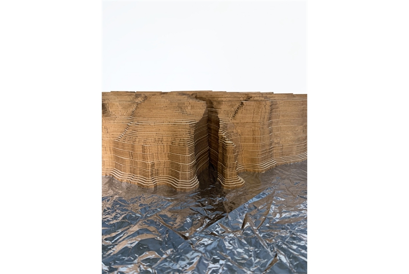 Fig. 6
Thomas Pepino, porta Pax, modello
in cartone vegetale, Lampedusa,
2023. Fig. 6
Thomas Pepino, porta Pax, modello
in cartone vegetale, Lampedusa,
2023.