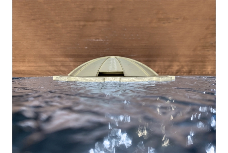 Fig. 13 Thomas Pepino, the mausoleum, model in PLA, Lampedusa, 2023.