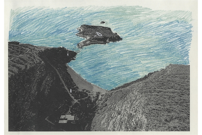 Fig. 26
Perspective view of the path and
the Excavation: mixed technique. Fig. 26
Perspective view of the path and
the Excavation: mixed technique.