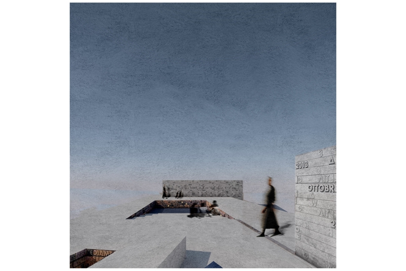 Fig. 8
View from the square level.