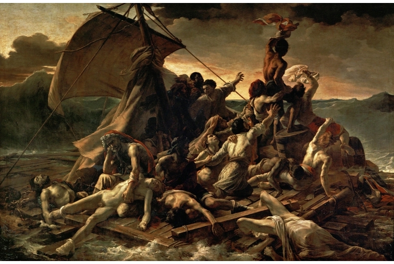 Fig. 6
Th&eacute;odore G&eacute;ricault, La zattera della Medusa, Museo del Louvre, 1818-19.