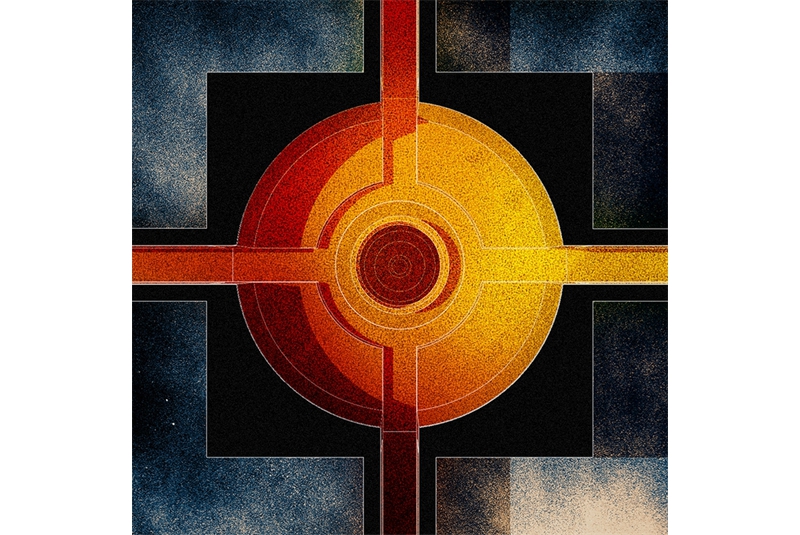 Fig. 15 Perspective section of the monument