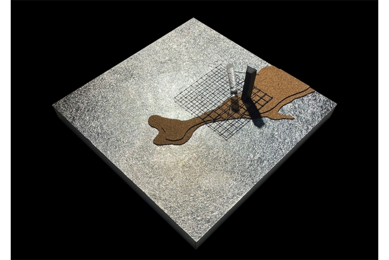 Fig. 1 Model. View from North-East.