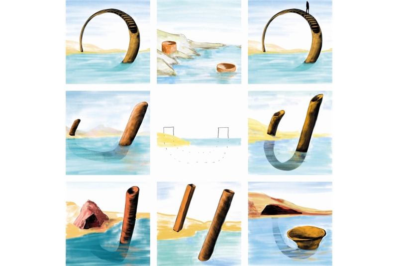 Fig. 4 Preparatory sketch by Nicola Facchini.