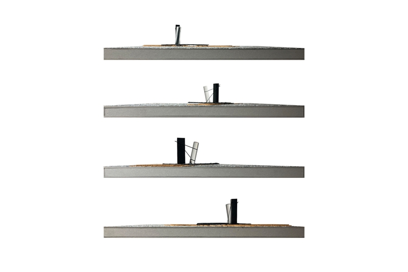 Figg. 16-17-18-19
Model. South Elevation; East Elevation; North Elevation; West Elevation.