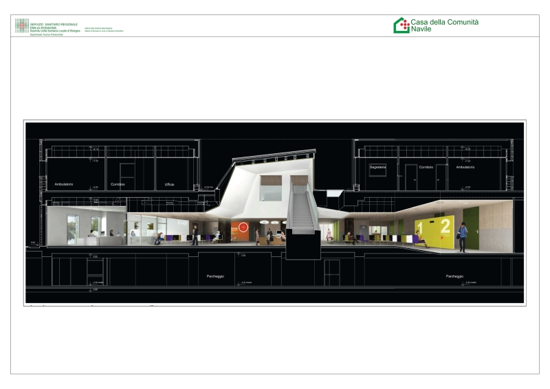 Fig. 15
MATE Engineering, Casa della Salute Navile, Bologna, 2018. Sezione. Fig. 15
MATE Engineering, Casa della Salute Navile, Bologna, 2018. Sezione.