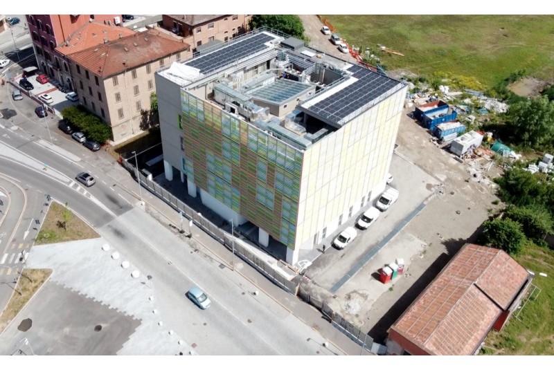 Fig. 11 Studio Lenzi & Associati, ZPZ Partners, Health House G.P. Vecchi, Modena, 2020. Perspective drawing. Fig. 11 Studio Lenzi & Associati, ZPZ Partners, Health House G.P. Vecchi, Modena, 2020. Perspective drawing.