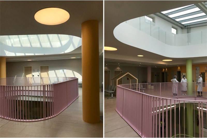 Fig. 14 Studio Lenzi & Associati, ZPZ Partners, Health House G.P. Vecchi, Modena, 2020. Internal View. Fig. 14 Studio Lenzi & Associati, ZPZ Partners, Health House G.P. Vecchi, Modena, 2020. Internal View.