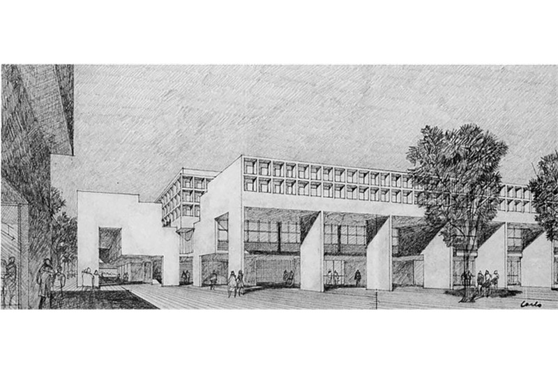 Fig. 5
Carlo Aymonino, Complesso scolastico a Pesaro, 1974-1978. 