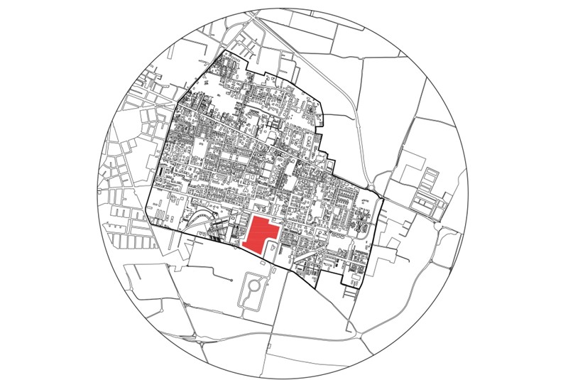 Fig. 9
Analytical Criterion 2: Position of the area for the Community Health Center.
&copy;UALab, UNIPR Research