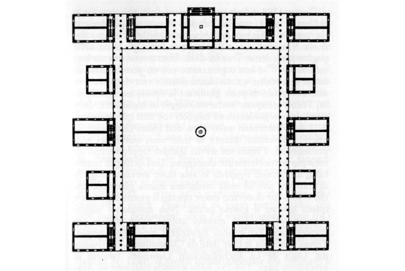 Figg. 49 -
Alexander Rovehead, Royal Naval Hospital, Stonehouse, Plymouth, 1758-1764. Pianta / Plan.