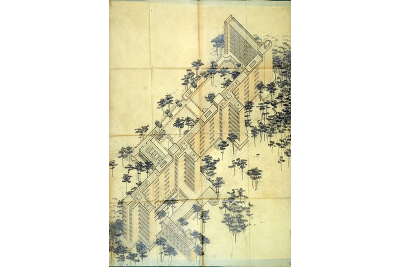 Fig. 89
- Andr&eacute; Lur&ccedil;at, Sanatorio Puy de Dome a Durtol, 1929 / Puy de Dome Sanatorium in Durtol.