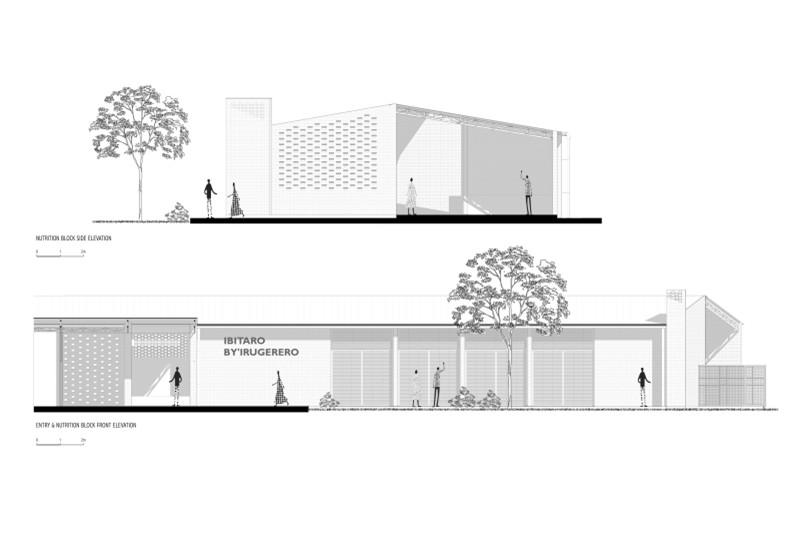 Fig. 4
ASA Studio, Rugerero Health Center, Ruanda, Africa, 2017. Prospetti.
&copy; ASA Studio