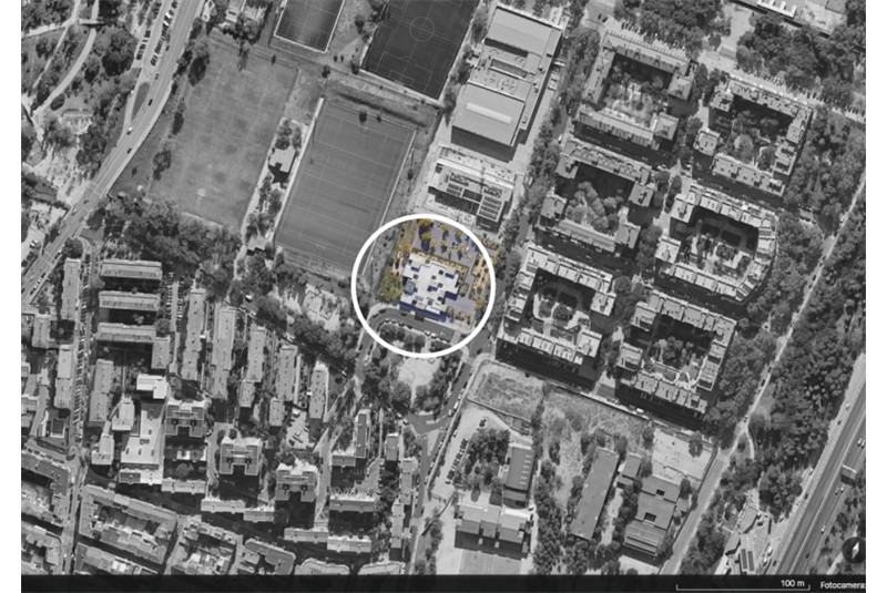 Fig. 8
estudio_entresitio, 3*1, Centri di assistenza sanitaria a Madrid, Viste zenitali dei tre interventi.
Usera.
© google maps. Fig. 8
estudio_entresitio, 3*1, Centri di assistenza sanitaria a Madrid, Viste zenitali dei tre interventi.
Usera.
© google maps.