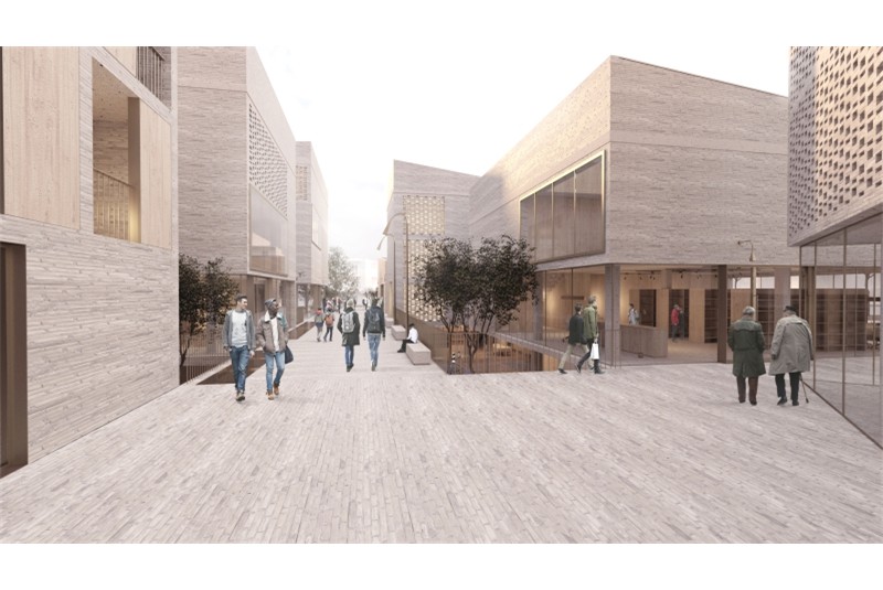 Fig. 8
Fiore Architects, Fiore Architects, Urban complex for welfare services in Thessaloniki, 2019. External View.
&copy; Fiore Architects