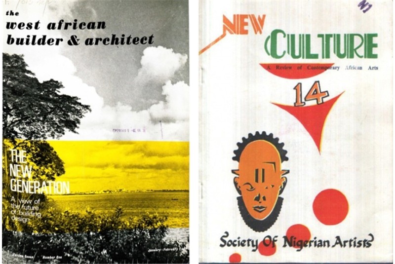 Fig. 1
The West African Builder Architects
», vol. 7, no.1, January/
February 1967 e New Culture:
A Review of African Arts, no 14,
novembre 1978-1979. Fig. 1
The West African Builder Architects
», vol. 7, no.1, January/
February 1967 e New Culture:
A Review of African Arts, no 14,
novembre 1978-1979.