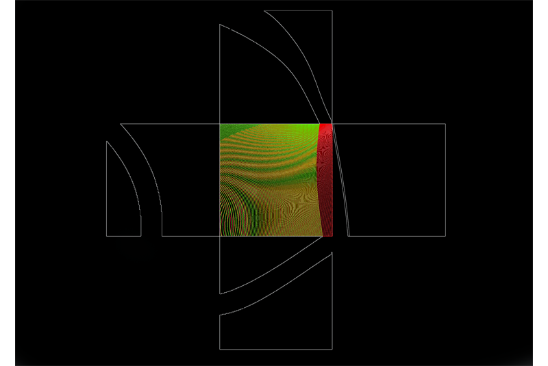 Fig. 7 prospetti e piante / cube elevations and plans  