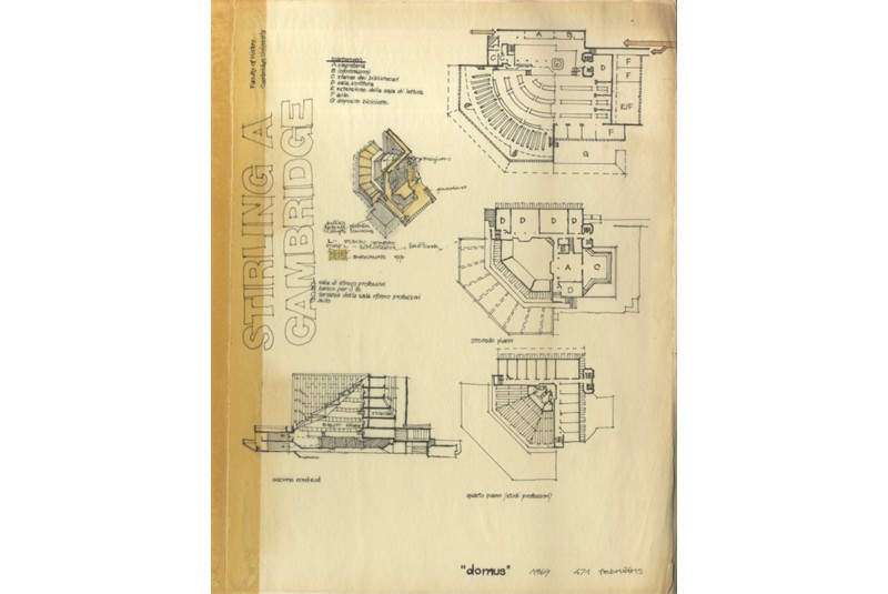 Fig. 3
Pagina della rivista «Domus»
ricalcata su carta da lucido. Alcuni
testi sono riportati come
nell’originale, altri consistono in
annotazioni aggiunte dall’architetto.
Fonte: archivio privato di
Māris Kārkliņš e Ināra Kārkliņa. Fig. 3
Pagina della rivista «Domus»
ricalcata su carta da lucido. Alcuni
testi sono riportati come
nell’originale, altri consistono in
annotazioni aggiunte dall’architetto.
Fonte: archivio privato di
Māris Kārkliņš e Ināra Kārkliņa.