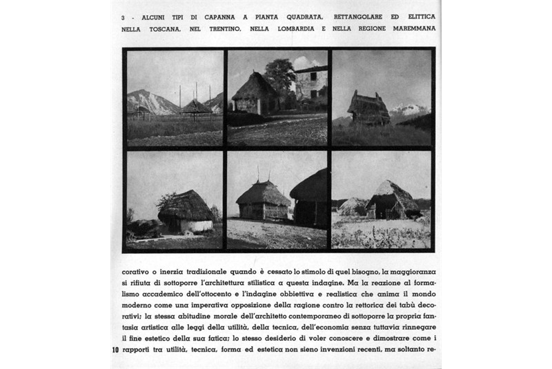 Figg. 11b
Pagine tratte dal libro l&rsquo;Architettura
rurale italiana, 1936. (Giuseppe Pagano
e Guarniero Daniel, Architettura
rurale italiana, Quaderni delle
Triennale, Hoepli, Milano, 1936, pp.
9-10).