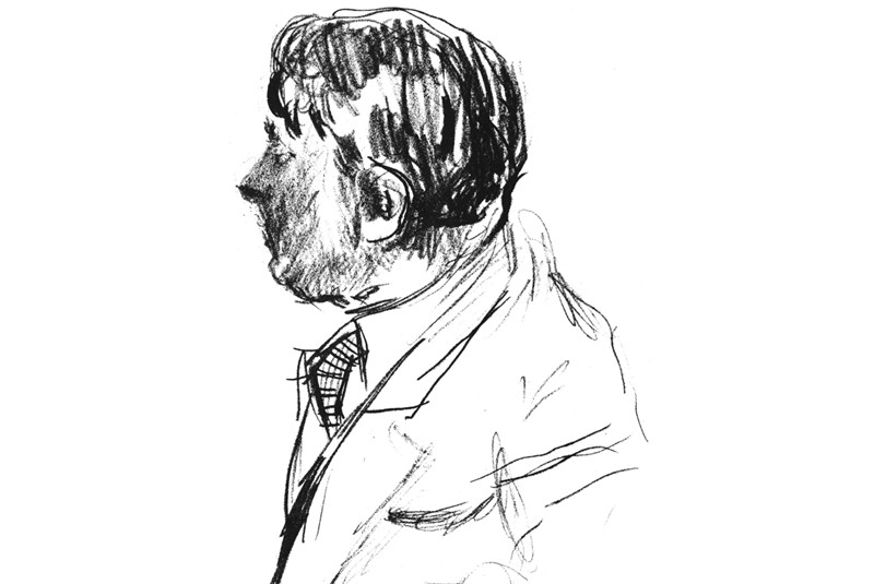 Fig. 6
Giovanni Muzio portrayed by Mario Sironi on April 8, 1929, during a trip from Barcelona to Genoa. (L. Fiori, M.P. Belski (eds.), Giovanni Muzio il Palazzo dell'Arte, Abitare Segesta, Milan 1982, p. 9). Fig. 6
Giovanni Muzio portrayed by Mario Sironi on April 8, 1929, during a trip from Barcelona to Genoa. (L. Fiori, M.P. Belski (eds.), Giovanni Muzio il Palazzo dell'Arte, Abitare Segesta, Milan 1982, p. 9).