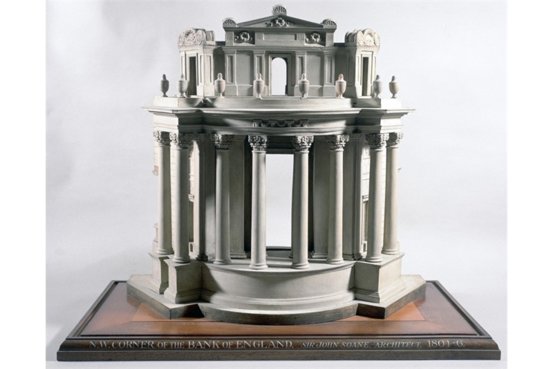 Fig. 2
Painted wooden model of the Tivoli Corner. &copy; Sir John Soane's Museum, London.