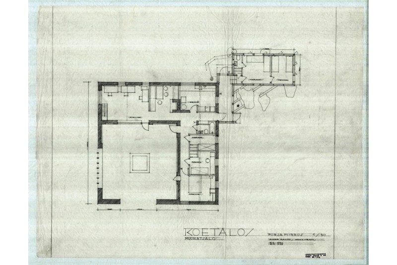 Fig. 13
A.Aalto Casa a Muuratsalo
(1952-53), Pianta del corpo padronale. Fig. 13
A.Aalto Casa a Muuratsalo
(1952-53), Pianta del corpo padronale.