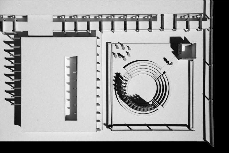 Fig. 7 View of the model (zenithal).