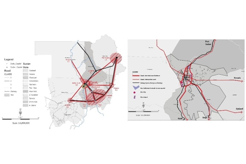 Fig. 1
Territorial and Urban Patterns
KPP5, Khartoum Planning
Project 5; elaborations by Lucio
Barbera, Attilio Celant, Anna Irene
Del Monaco (2010).