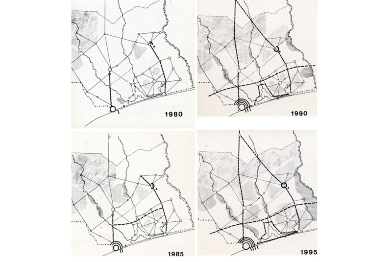 Fig. 2
Outline of the Togo Maritime Region:
projection to 1995. Fig. 2
Outline of the Togo Maritime Region:
projection to 1995.